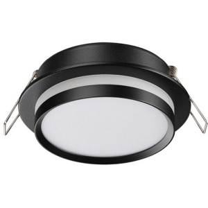 Светильник встраиваемый Novotech Lirio 371036 черный IP20 GX53 12Вт 220-240V