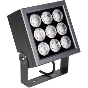 Прожектор светодиодный уличный ALT-BLOCK-S185x185-36W Warm3000 (GR, 15 deg, 230V) (Arlight, IP66 Металл) 054753