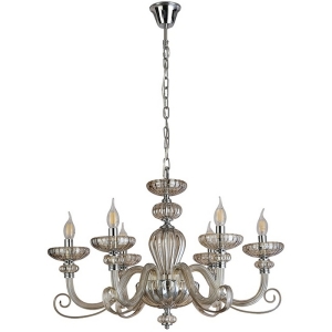 Подвесная люстра Newport Annette 8626/C chrome cognac