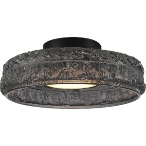 SL6143.412.01 Светильник потолочный ST-Luce черный/дымчатый LED 1*15W 4000K АНТИК