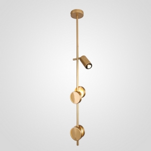 Потолочный светильник LED со спотом Сhody H130 Brass By ImperiumLoft Chody01 302465-26