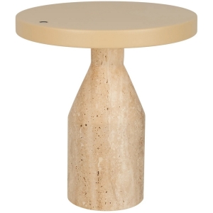 Настольная лампа SP-CROOD-TAB-R22.5x24-7W Warm3200-MIX (BG-BG, 140 deg, 230V) (Arlight, IP20, Травертин) 061770