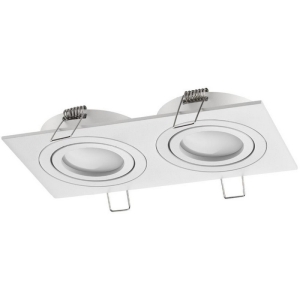 Светильник встраиваемый поворотный Novotech Morus 371021 белый IP20 GU10 2*50W 220-240V