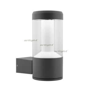 Уличный настенный светильник LGD-STEM-WALL-10W Warm3000 (GR, 185 deg, 230V) (IP65 Металл) 029985