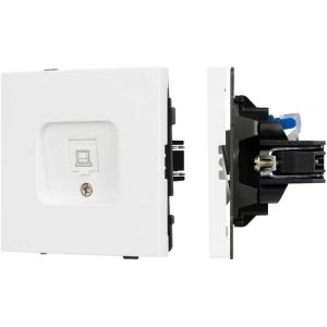 Механизм компьютерной розетки SCT-TENDO-MPC1-PL-WH (RJ-45, CAT6) (Arlight, Белый)