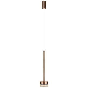 Подвесной светильник Odeon Light Laslo 7152/10L медь/янтарное стекло/металл IP20 LED 10W 3000K 220V