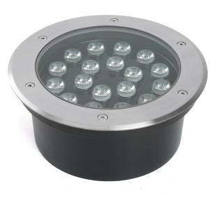Встиваемый светодиодный свтельник (грунтовый) Feron SP2804 48454 20W, AC12V, низковольтный, 4000K, металлик, IP67