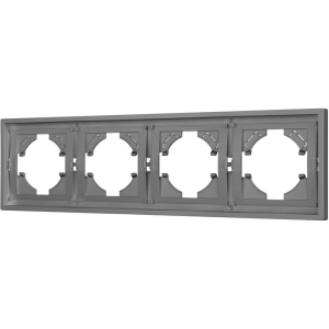 Рамка пластиковая FRM-TENDO-PL-4-GR (Arlight, Графитовый) 053849