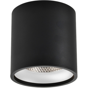 Светильник потолочный накладной ST Luce ST165.442.12 Черный LED 1*12W 4000K 840Lm Ra>90 36° IP44 D80xH85 85-265V Накладные светильники