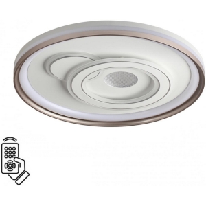 Потолочный светильник Sonex Gemini 7785/85L металл/белый/бронза LED 85Вт 3000-6500K D490 пульт ДУ