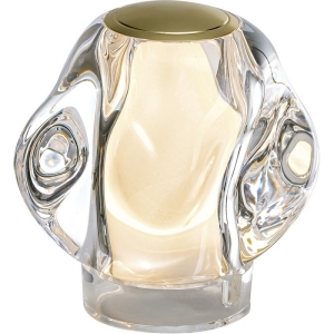 Настольная лампа Odeon Light Jemstone 5085/2TL золото/прозрачный/металл/акрил 4000K 120Лм LED 2W