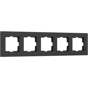 Рамка на 5 постов (черный софт) Werkel W0052908 (a067785)