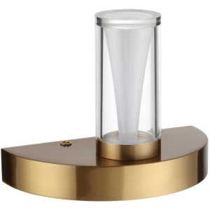 Бра Odeon Light Defance 7144/5WL античная бронза/акрил/металл IP20 LED 5W 402Лм 3000K 180° 220V