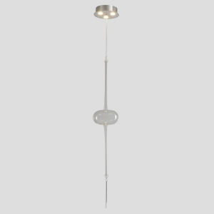 Подвесной светильник светодиодный Crystal Lux GLASS SP3W LED CHROME