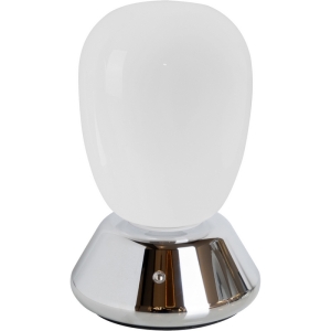 Настольная лампа диммируемая 10W 3000K матовый/хром Lightstar Uovo III 807914