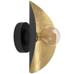 Настенный светильник Eglo Saceda 390394 1x40W(E27) сталь, черный, золотой