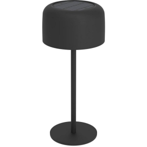 901889 Настольн. лампа на солн. батарее сенсорн. ROCCANOVA, H300, 2,8W(LED), IP44, 3000K, 270lm, сталь, черный