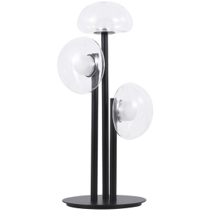 Настольная лампа Crystal Lux BOSQUE LG3 BLACK/TRANSPARENT