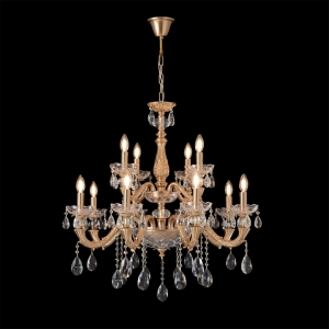 CRYSTAL LUX Люстра ELIZABETH SP8+4 BRASS