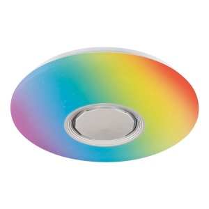 Потолочный светильник светодиодный с пультом и MP3 RGB Orbital FF201