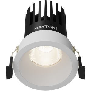 Встраиваемый светильник круглый светодиодный Maytoni Dip DL117-15W-4K-W