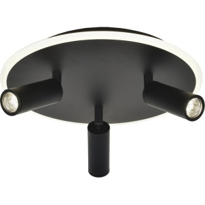 Потолочный светодиодный светильник 20046LED 20046SMA/03LED BK 37Вт, металл/акрил, черный