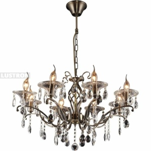 Длинная подвесная люстра TopLight Zoe TL7220D-08AB
