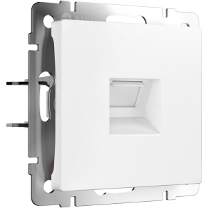 Розетка Ethernet RJ-45 (белый матовый) Werkel W5120001