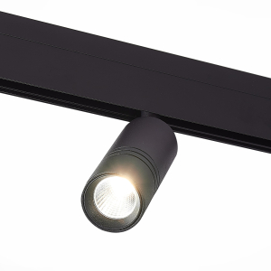 ST365.436.12.1 Магнитный трековый светильник Черный LED 1*12W 3000K 1 020Lm Ra>90 36о IP20 L-xW44xH1 СКАЙЛАЙН 48V