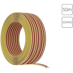 Провод 3-жильный для светодиодной ленты MIX 50м, 20AWG Arte Lamp Strip-Accessories A20-3W
