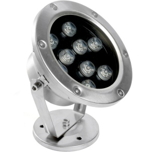 Уличный подводный прожектор светодиодный Feron LL-824 48458 9W, AC24V, низковольтный, 6400K, IP68