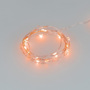 Светодиодная гирлянда ARD-DEW-HOME-2000-CLEAR-20LED-STD Orange (1.5V, Battery Pack, Cork) (Ardecoled, IP20) 048693