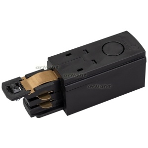 Коннектор питания LGD-4TR-CON-POWER-L-BK (D) (Arlight, IP20 Пластик, 3 года)