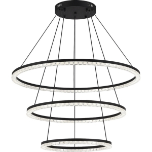 Подвесной светильник ST Luce SL1018 SL1018.403.03 черный/прозрачный LED 3*130W 4000K