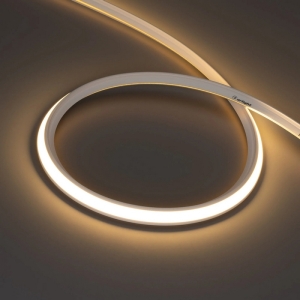Светодиодная лента герметичная MOONLIGHT-3D-T-X544-10x10mm 24V Warm3000 (8 W/m, IP67, 5m, wire x1) (Arlight, Вывод боковой) 055192