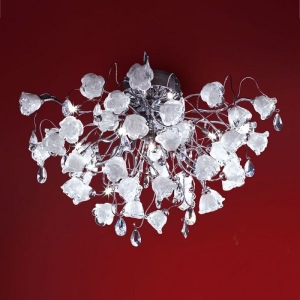 Потолочная люстра Eletto Rosa Bianco EL325C15.1