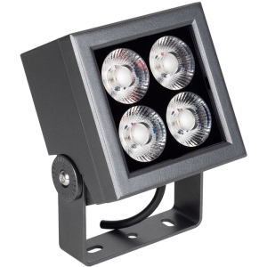 Прожектор светодиодный уличный ALT-BLOCK-S130x130-15W Warm3000 (GR, 36 deg, 230V) (Arlight, IP66 Металл) 054750