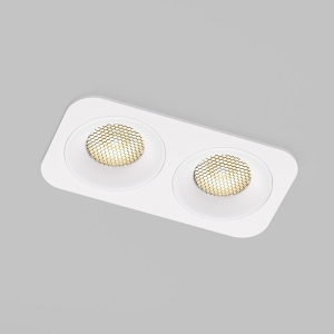 Светильник встраиваемый светодиодный IP44 Elektrostandard Tetro 15277/LED 20W 3000K белый IP44