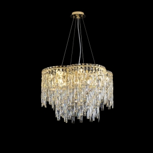 CRYSTAL LUX Люстра ABRIL SP12 GOLD