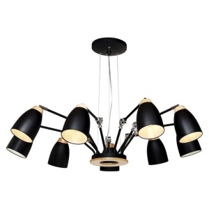 Подвесная люстра паук Restor LOFT4402/9BL