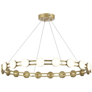 Подвесной светильник ST Luce Monro SL6610.203.20 золотистый/белый LED 1*40W 4000K