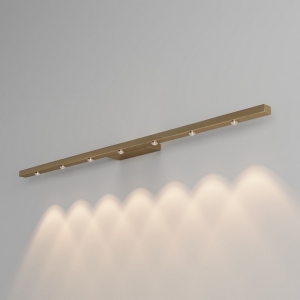 Настенный светильник светодиодный Elektrostandard Artline 40162/LED латунь