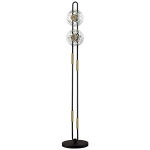 Торшер Odeon Light Magnet 5407/23FL черный/золотой/металл/стекло LED 23W 3000K 1940Лм