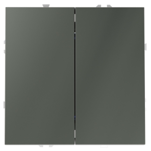 Перекрестный переключатель встраиваемый IP30 Voltum S70 VLS020506 двухклавишный 10А, (титан)