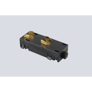 Соединитель питания прямой для накладного шинопровода 220V Crystal Lux Space 220 CLT 0.205 03 BL