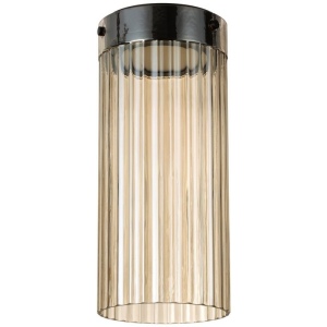 Потолочный светильник Odeon Light Pillari 5047/10LC черный/светл.янтарный/металл/стекло LED 10W 4000К 1237Лм