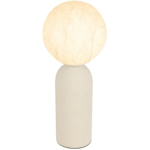 Настольная лампа SP-SILKA-TAB-R150-6W Warm2700 (WH, 330 deg, 230V, TOUCH-DIM) (Arlight, IP20, Натуральный шелк) 056890