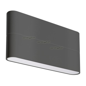 Светильник SP-WALL-FLAT-S170x90-2x6W Warm3000 (GR, 120 deg, 230V) (IP54 Металл) 032412