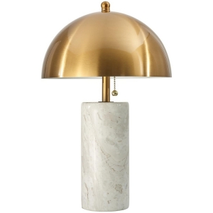 Настольная лампа с выкл. Odeon Light Rufina 7088/2T бронзовый/металл/мрамор 2*LED E14 7W 220V