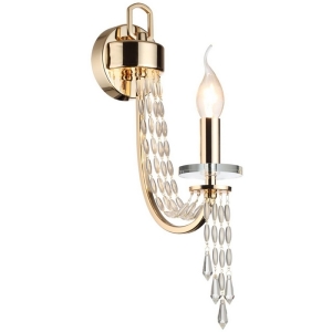 Бра Odeon Light Capel 5063/1W золото/прозрачный/металл/хрусталь